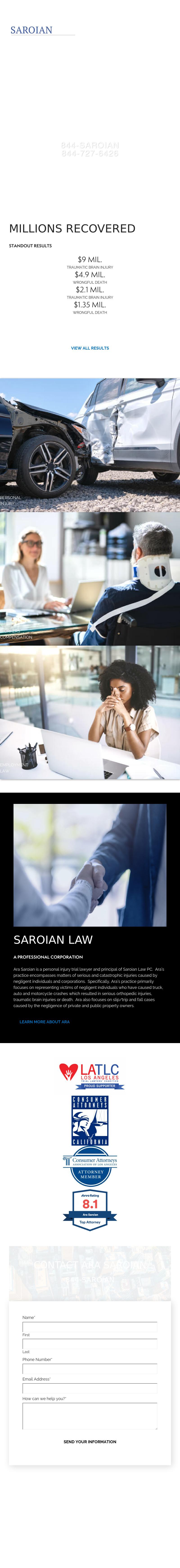 Saroian Law - Sherman Oaks CA Lawyers