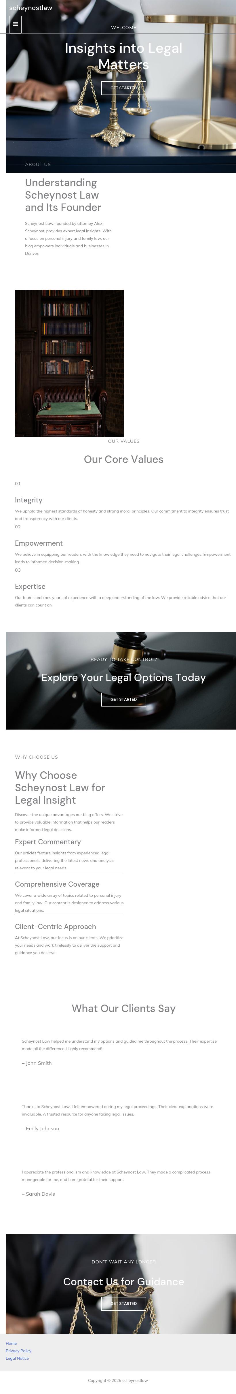 Scheynost Law Offices, P.S.C. - Louisville KY Lawyers