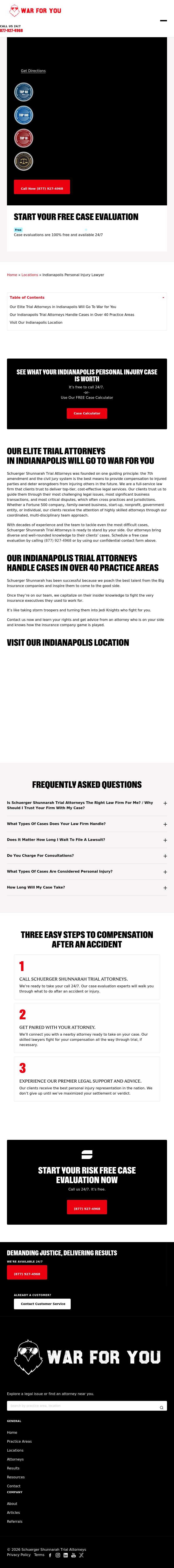 Schuerger Shunnarah Trial Attorneys - Indianapolis IN Lawyers