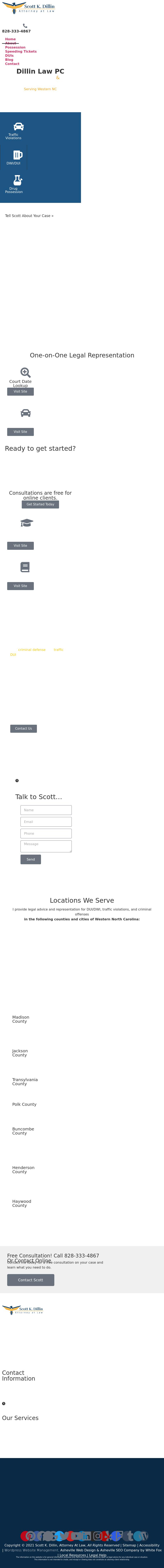 Scott K Dillin Attorney at Law - Asheville NC Lawyers
