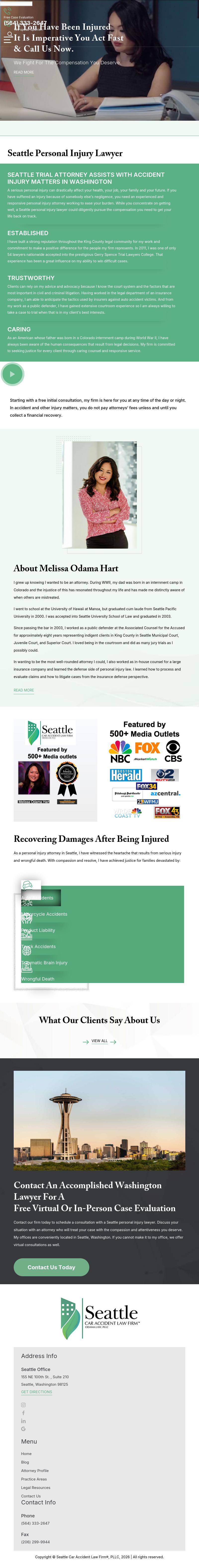 Seattle Car Accident Law Firm - Seattle WA Lawyers