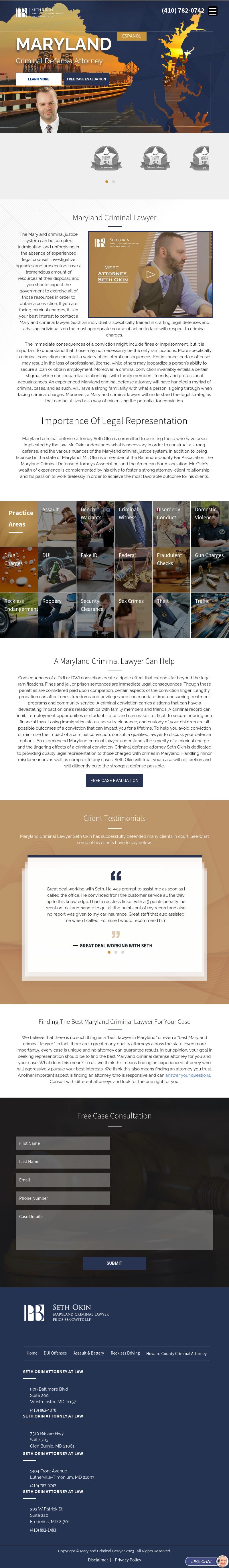 Seth Okin Attorney at Law - Lutherville-Timonium        MD Lawyers