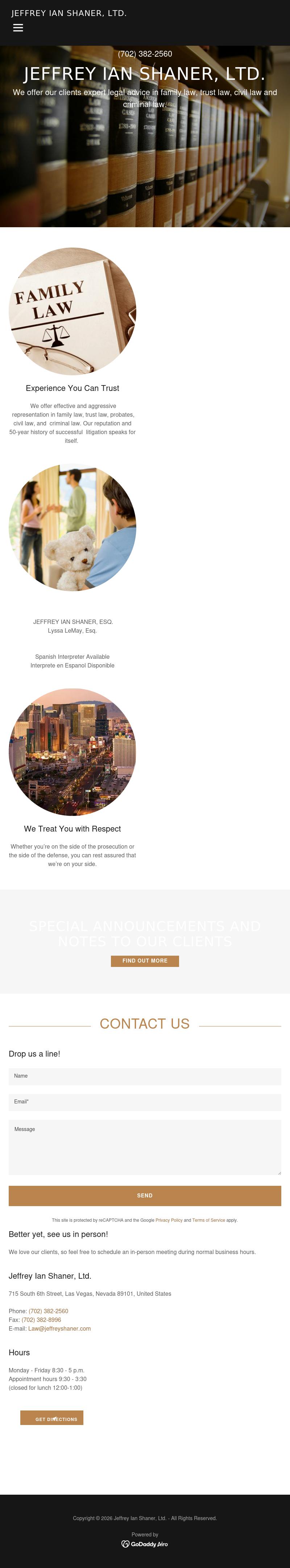 Shaner Jeffer I LTD - Las Vegas NV Lawyers