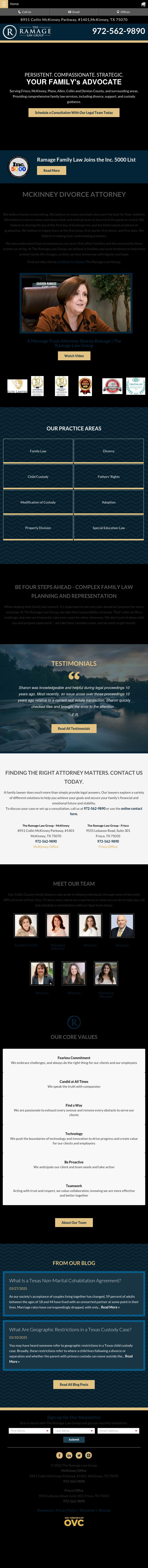 Sharon M. Ramage, P.C. - Frisco TX Lawyers