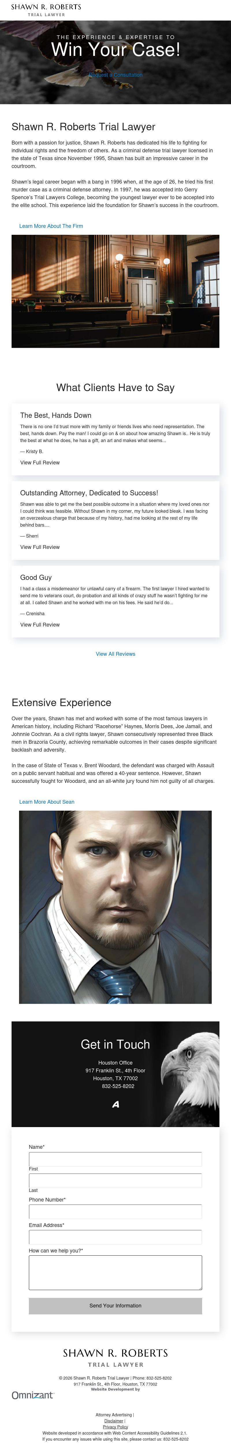 Shawn R. Roberts Trial Lawyer - Houston TX Lawyers