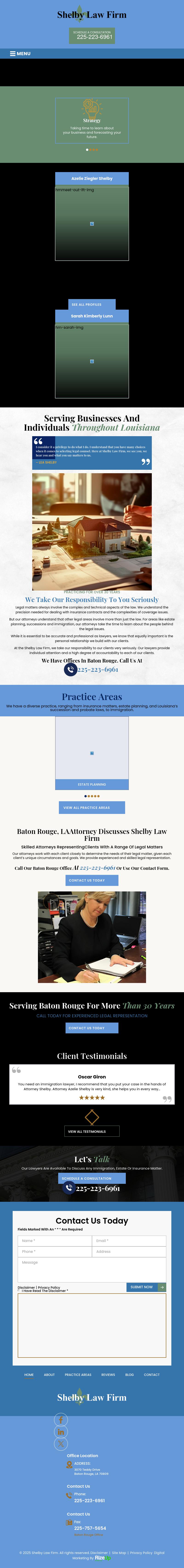 Shelby Law Firm - Baton Rouge LA Lawyers