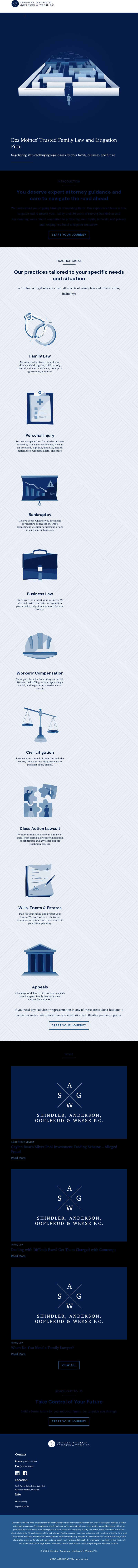 Shindler, Anderson, Goplerud & Weese P.C. - West Des Moines IA Lawyers
