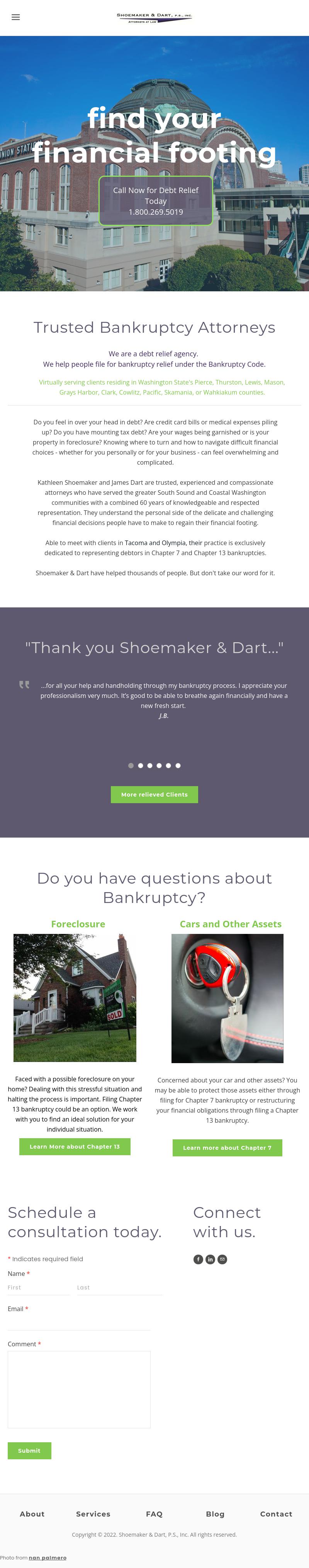 Shoemaker & Dart P.S., Inc - Tacoma WA Lawyers
