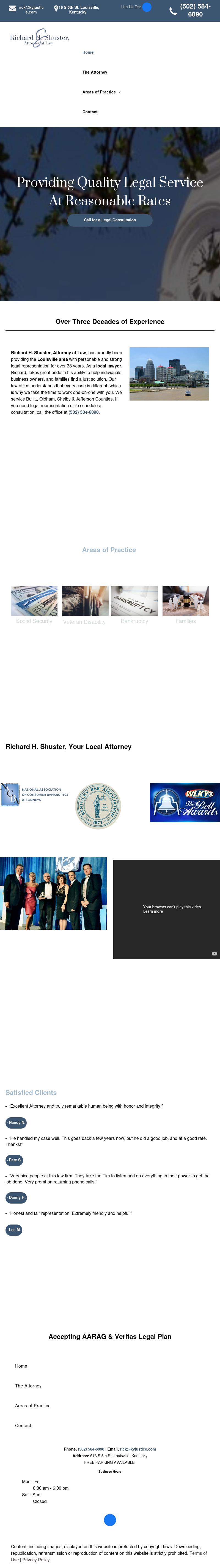 Shuster Richard - Louisville KY Lawyers