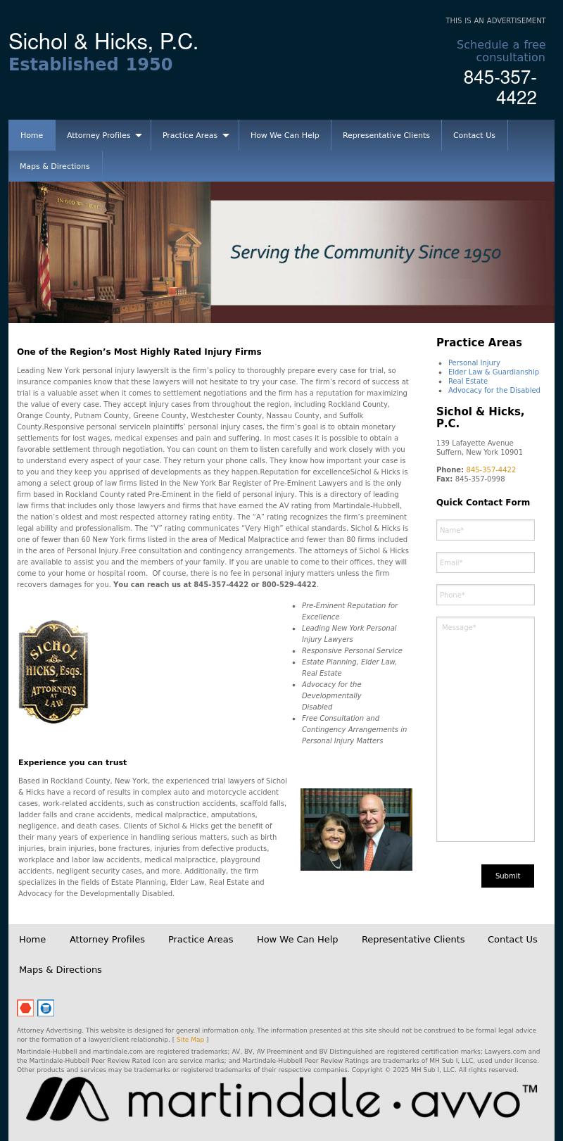 Sichol & Hicks PC - Suffern NY Lawyers