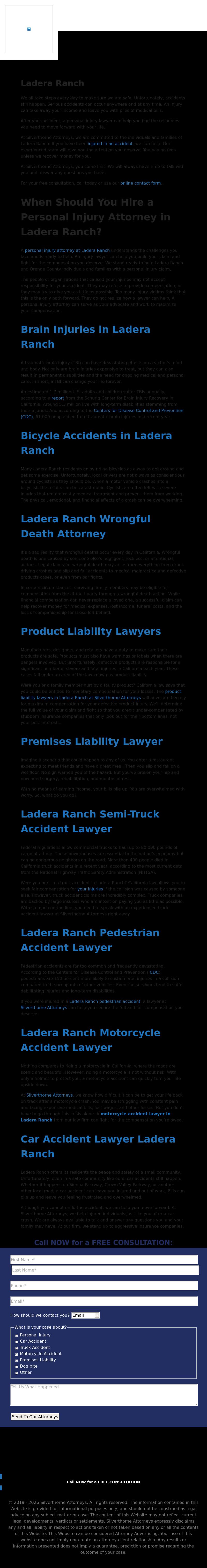 Silverthorne Attorneys - Ladera Ranch CA Lawyers