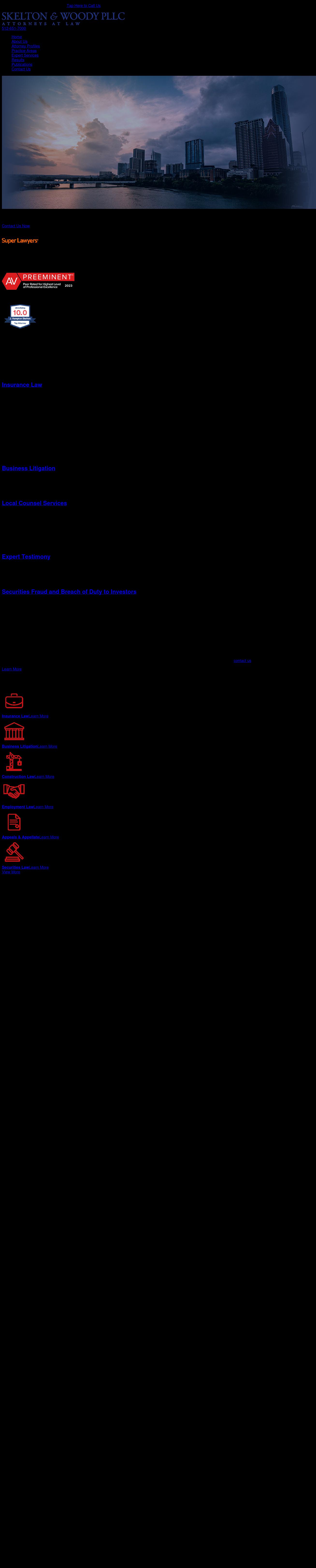 Skelton & Woody - Austin TX Lawyers