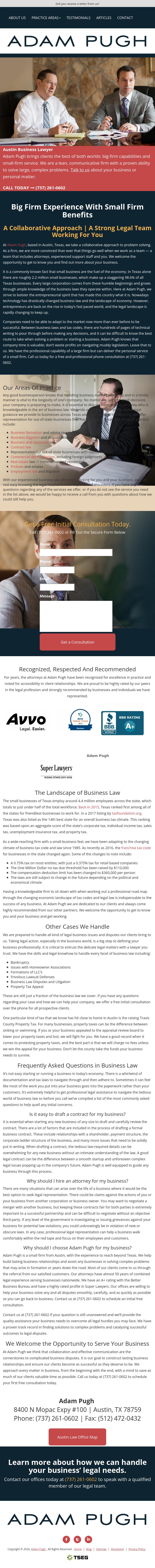 Slater Pugh, Ltd. LLP - Austin TX Lawyers