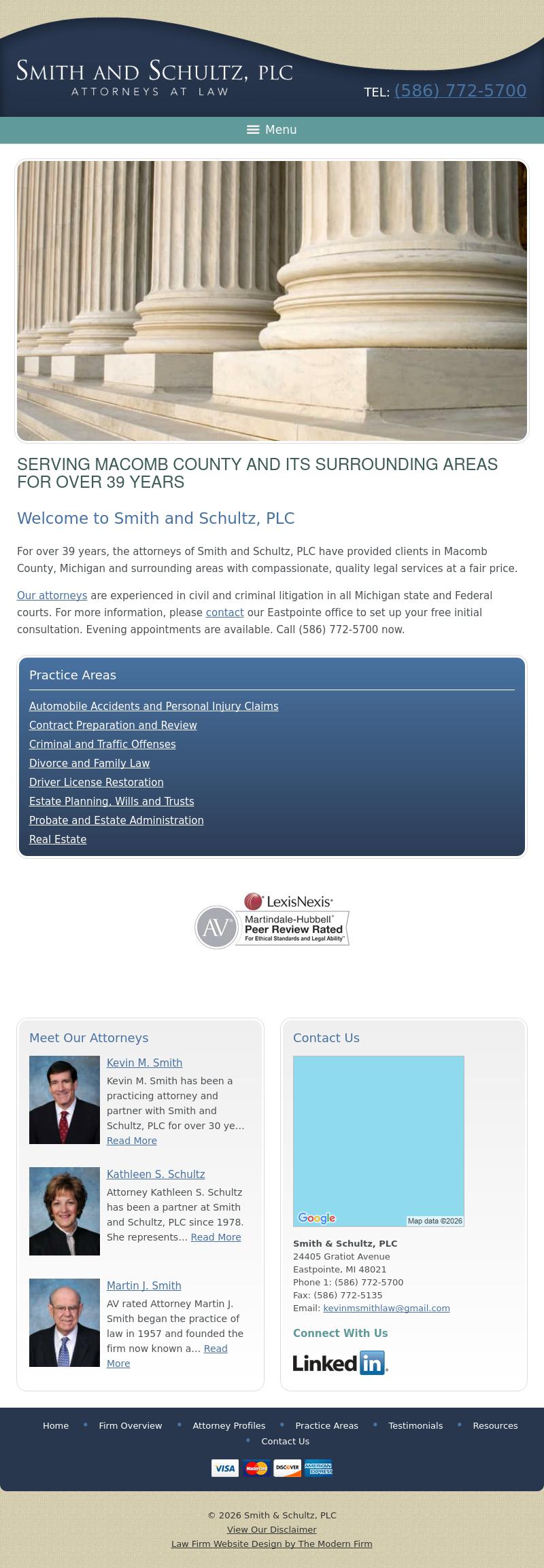 Smith and Schultz PLC - Eastpointe MI Lawyers