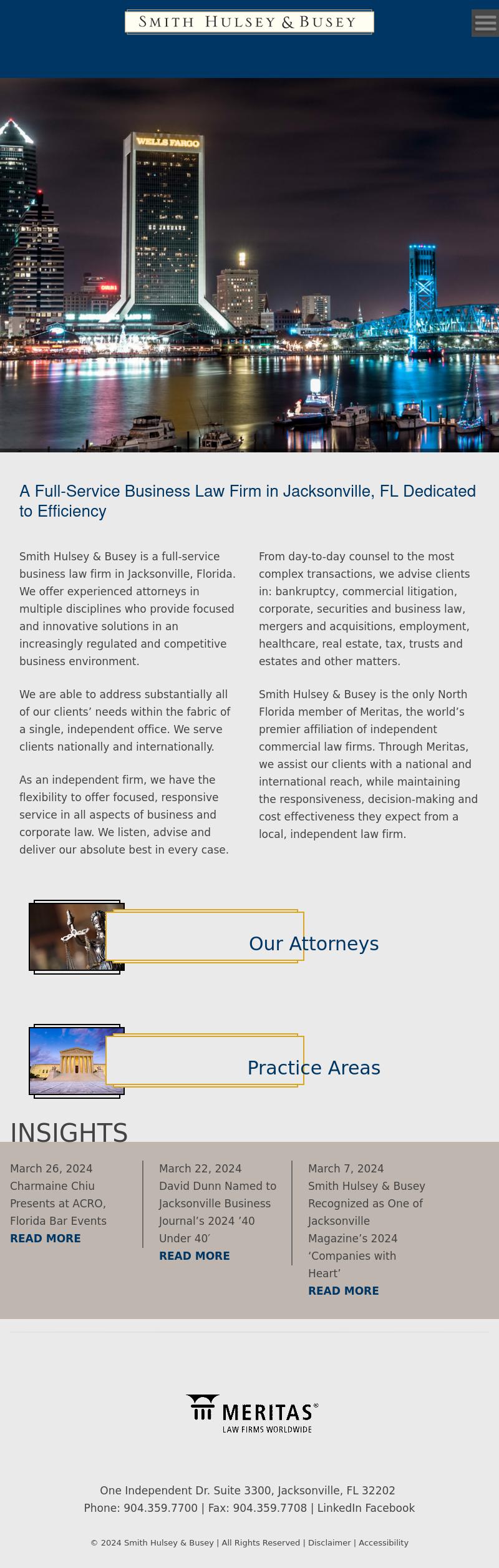 Smith Hulsey & Busey - Jacksonville FL Lawyers