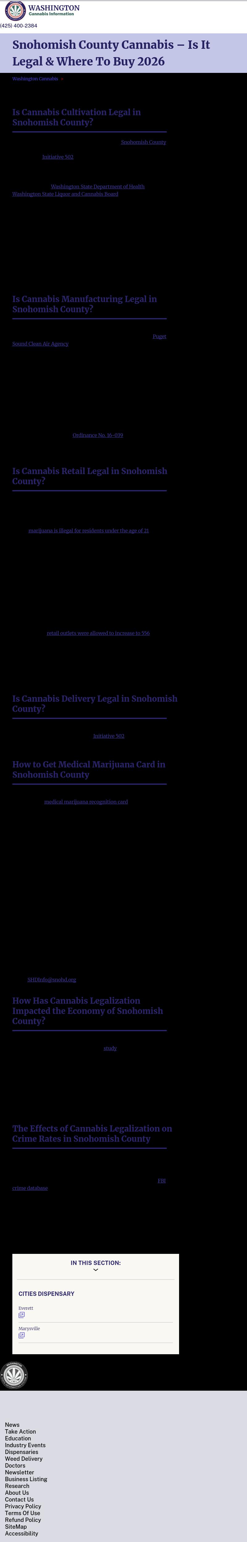 Snohomish County Cannabis - Bothell WA Lawyers