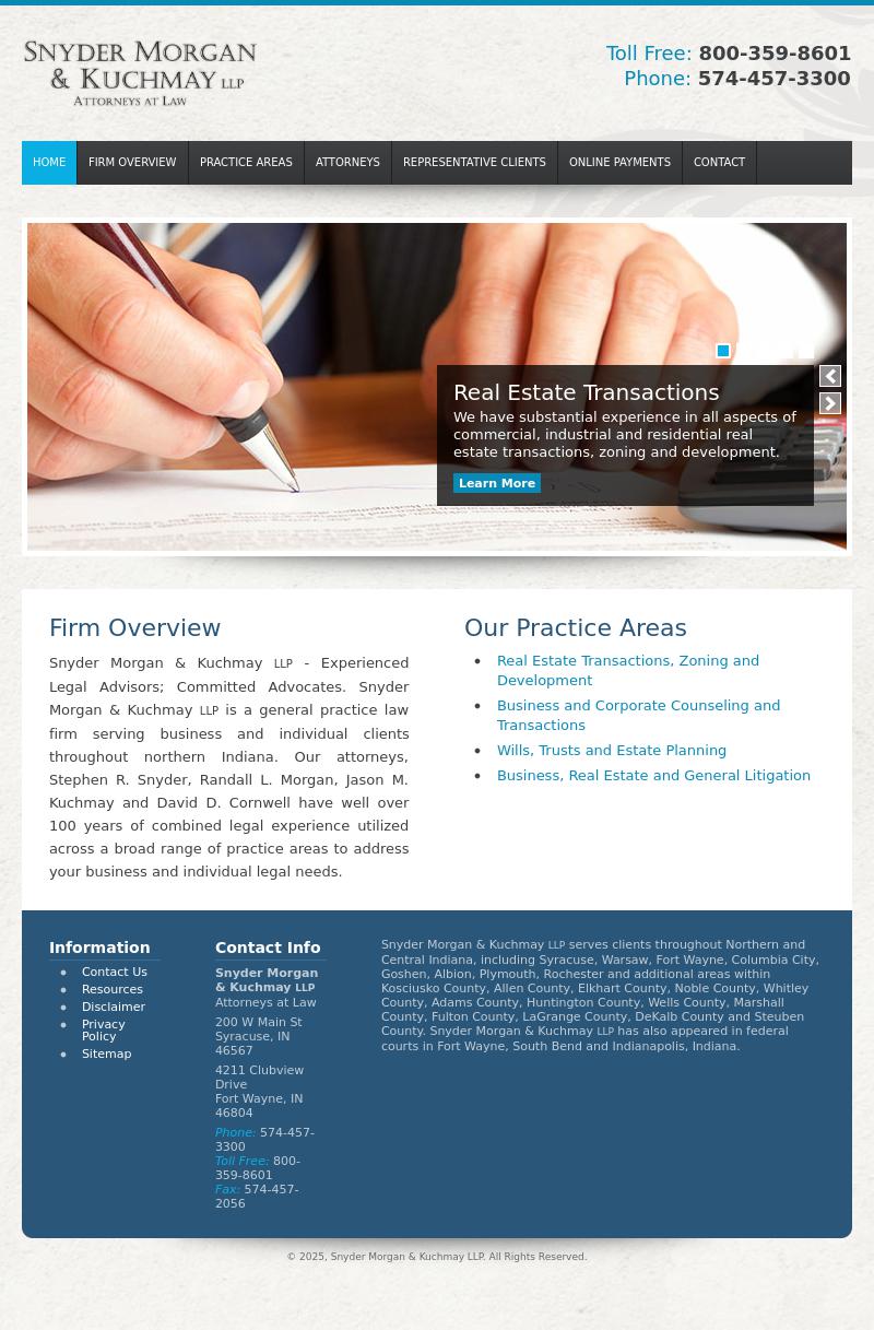 Snyder Morgan LLP - Syracuse IN Lawyers