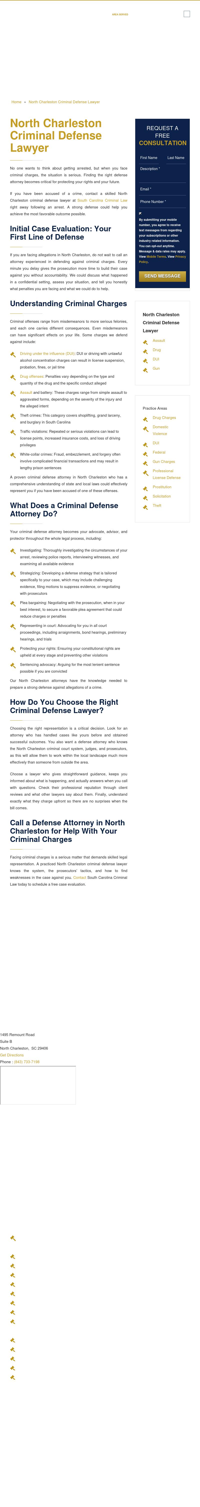South Carolina Criminal Law: Dayne Phillips - North Charleston SC Lawyers