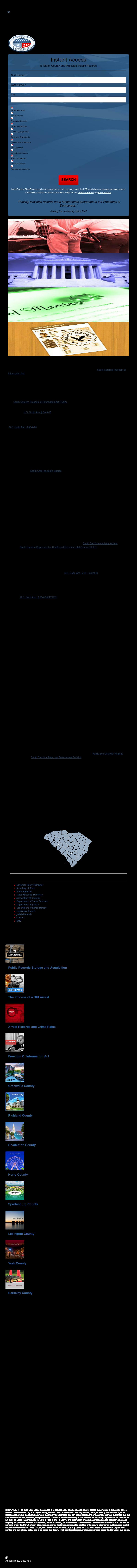 South Carolina State Records - Columbia SC Lawyers