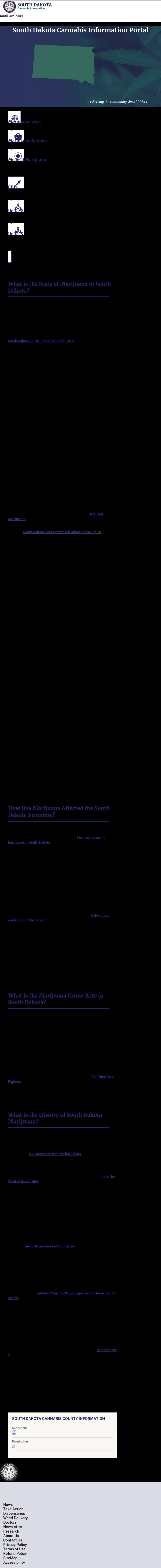 South Dakota Cannabis Information Portal - Groton SD Lawyers