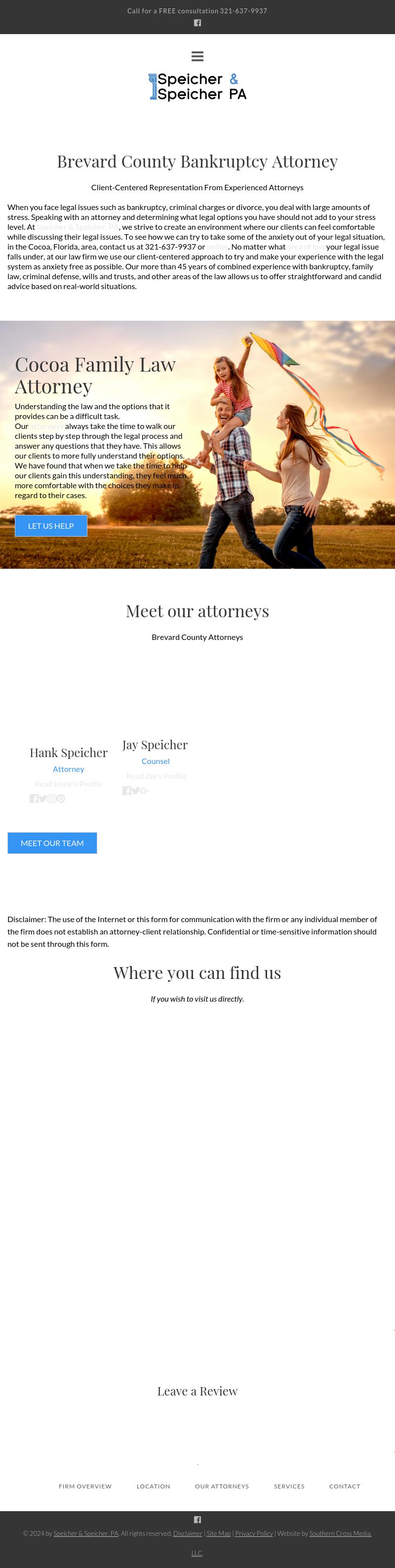 Speicher & Speicher, PA - Cocoa FL Lawyers