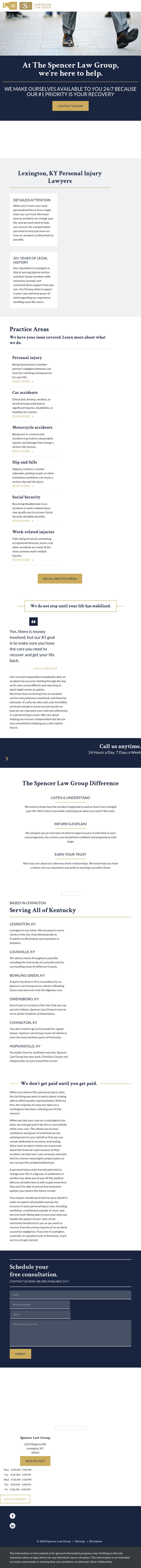 Spencer Kelly P Law Office - Lexington KY Lawyers