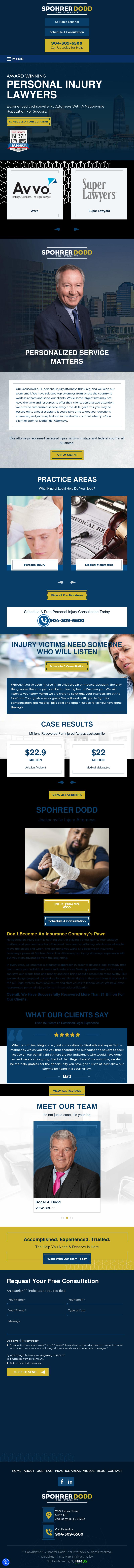 Spohrer Dodd Trial Attorneys - Jacksonville FL Lawyers