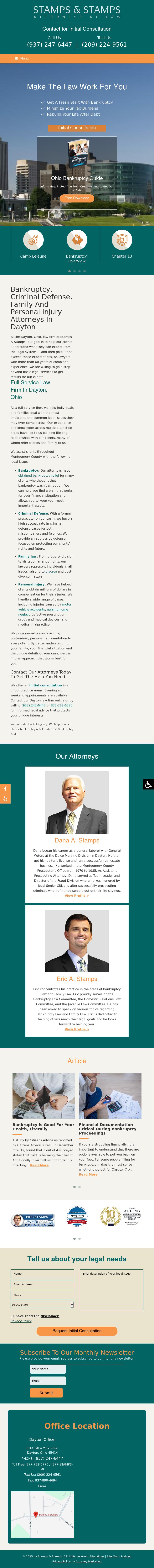 Stamps & Stamps, Attorneys at Law - Dayton OH Lawyers