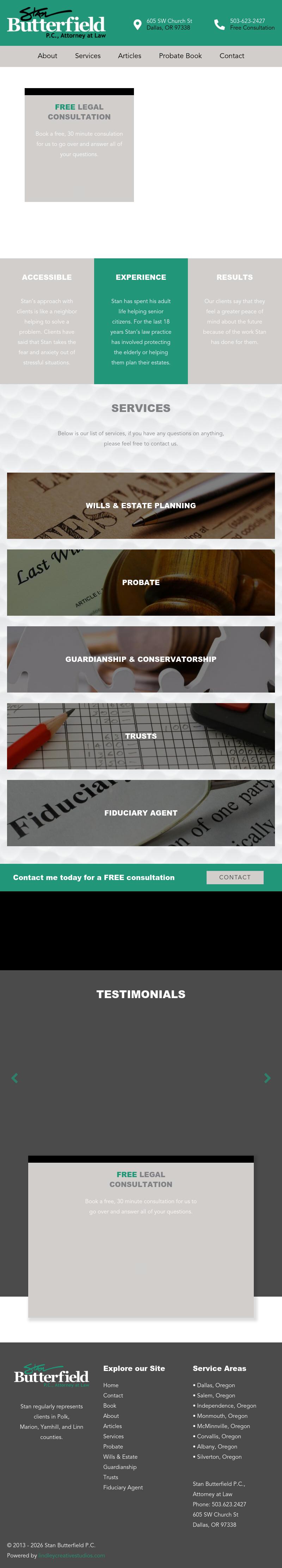Stan Butterfield P.C., Attorney at Law - Dallas OR Lawyers