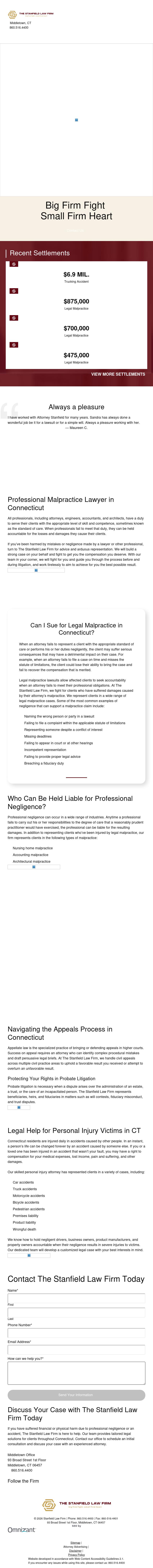 The Stanfield Law Firm - Middletown CT Lawyers