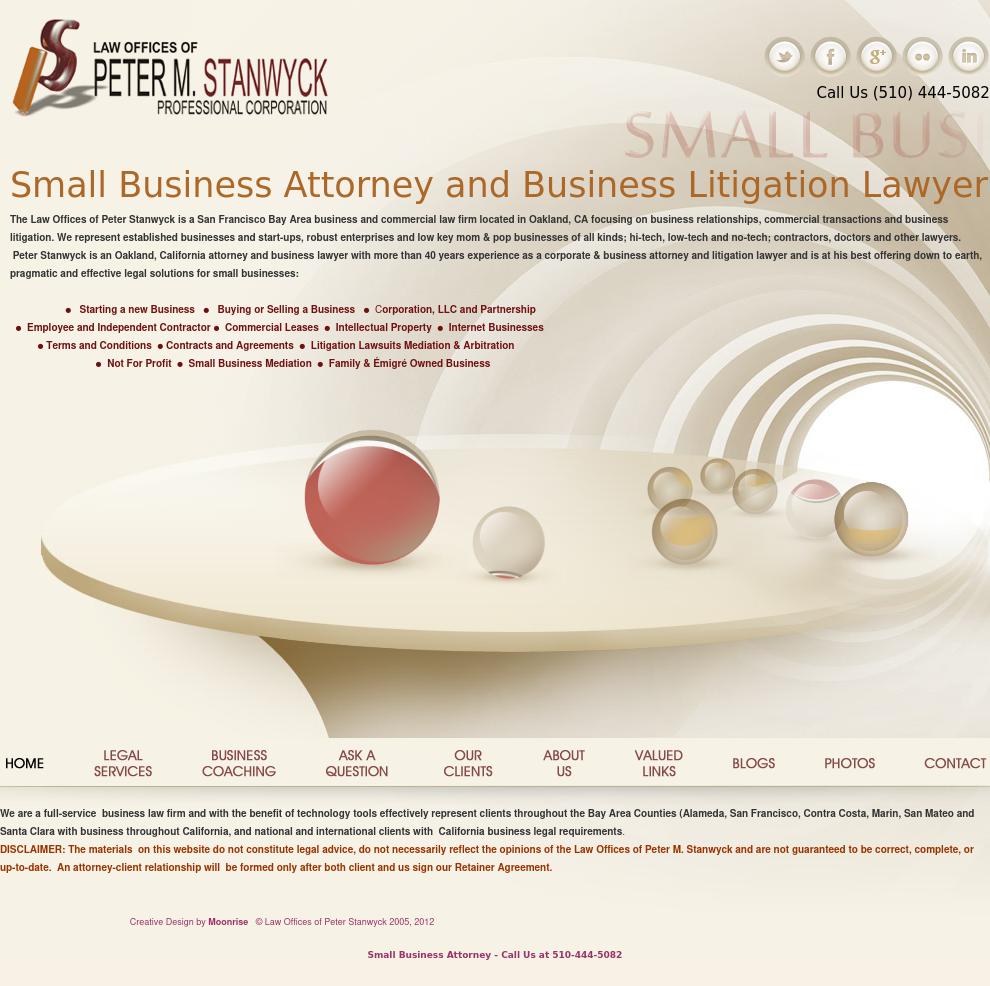 Stanwyck Peter Attorney For Small Business - Oakland CA Lawyers