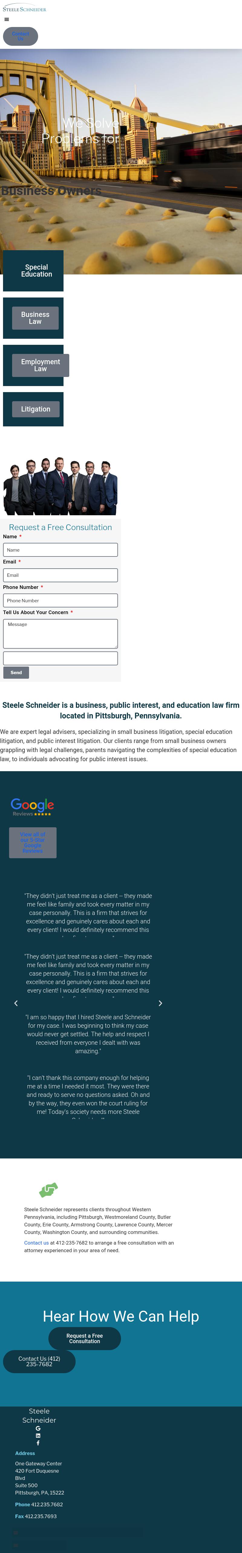 Steele Schneider - Pittsburgh PA Lawyers