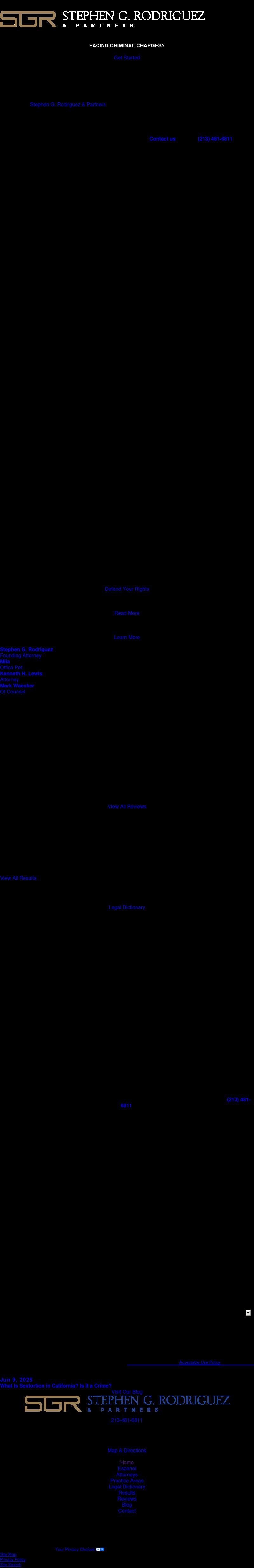 Stephen G. Rodriguez & Partners  - Los Angeles CA Lawyers