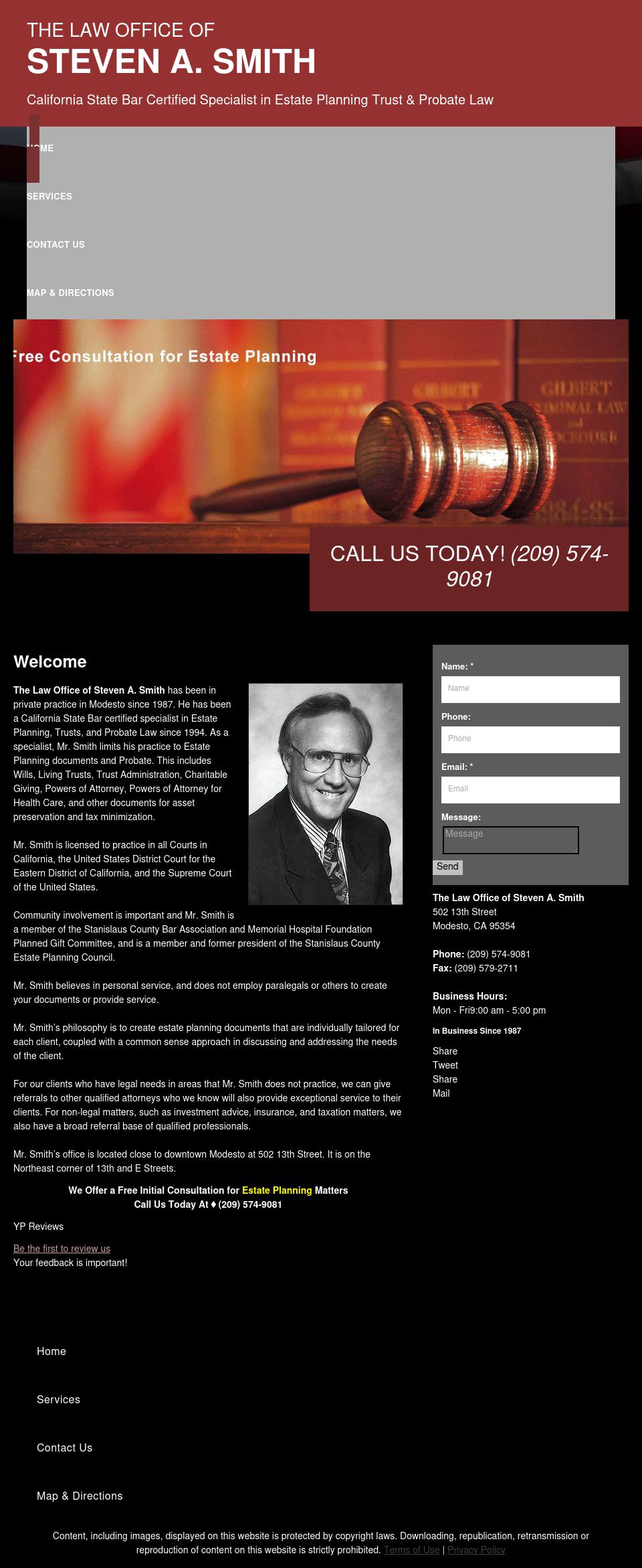Steven Smith Attorney - Modesto CA Lawyers
