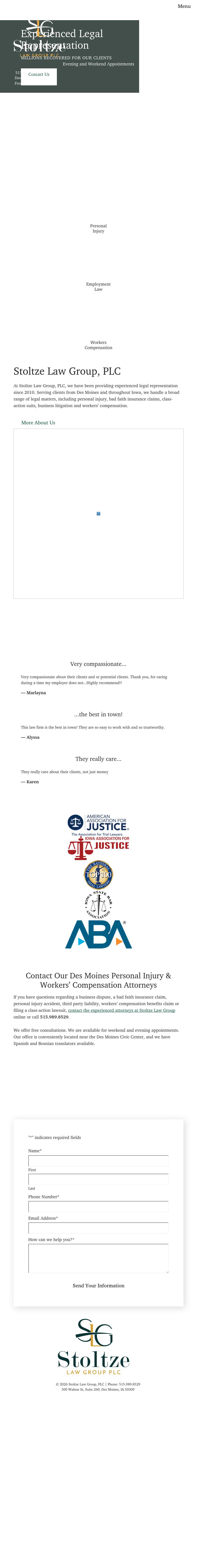 Stoltze Law Group, PLC - Des Moines IA Lawyers