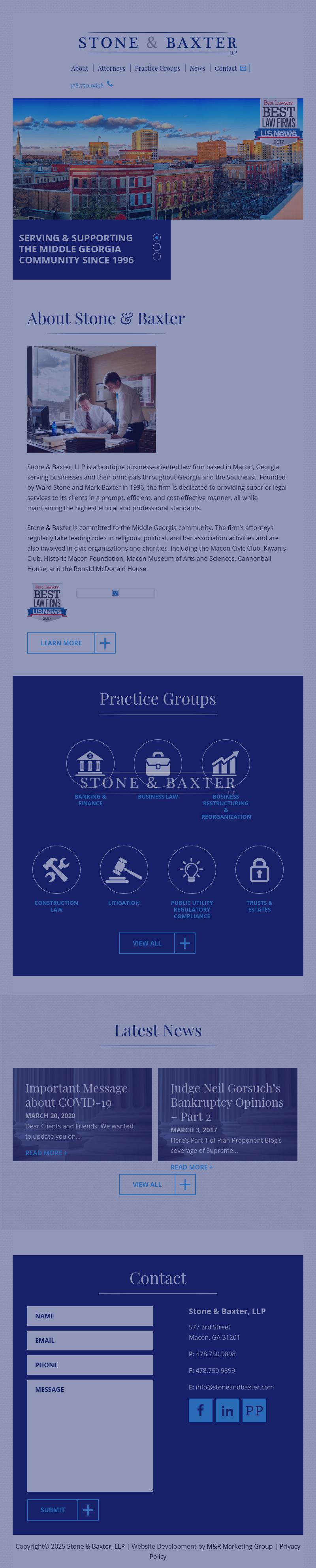 Stone & Baxter LLP - Macon GA Lawyers