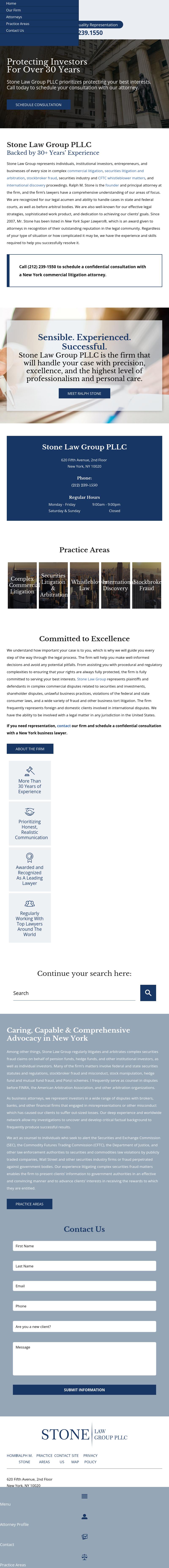 Stone Law Group PLLC - New York NY Lawyers