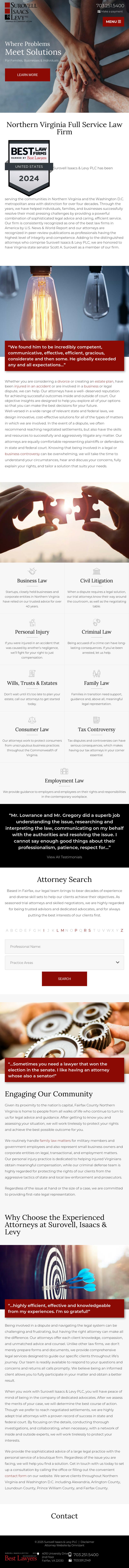 Surovell Isaacs Petersen & Levy PLC - Fairfax VA Lawyers