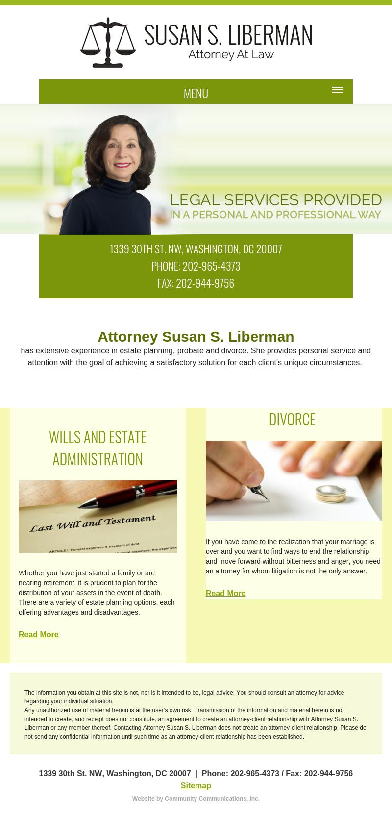 Susan S. Liberman, Attorney at Law - Washington DC Lawyers