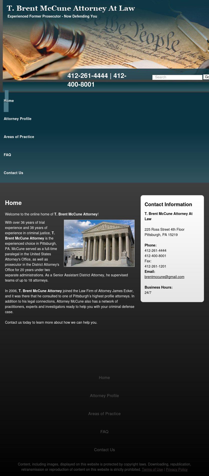 T Brent McCune Attorney At Law - Pittsburgh PA Lawyers
