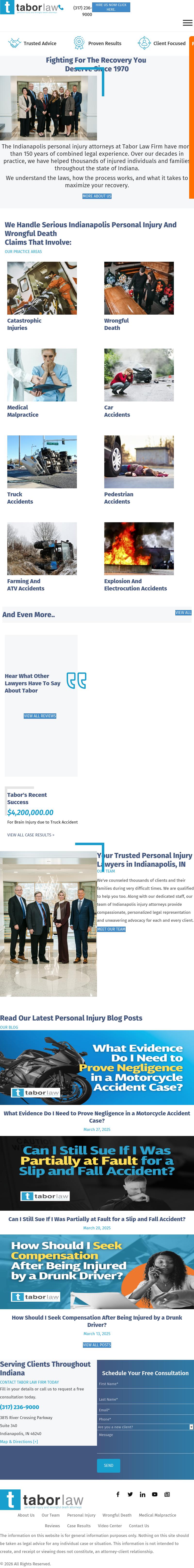 Tabor Law Firm, LLP - Indianapolis IN Lawyers