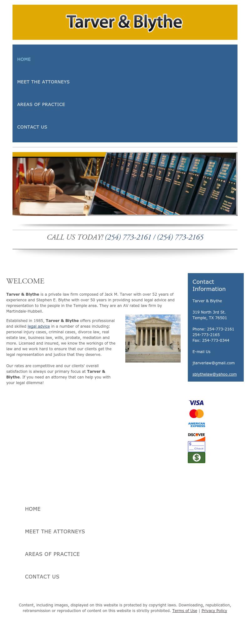 Tarver & Blythe-Attorneys At Law - Temple TX Lawyers