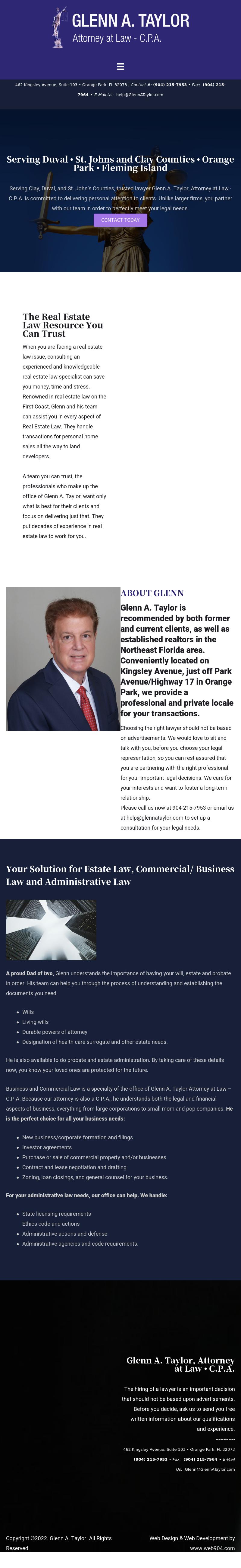 Taylor, Glenn A PA - Orange Park FL Lawyers