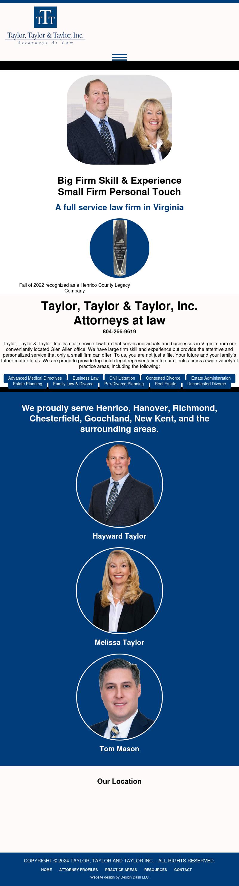 Taylor Taylor & Taylor, Inc. - Glen Allen VA Lawyers