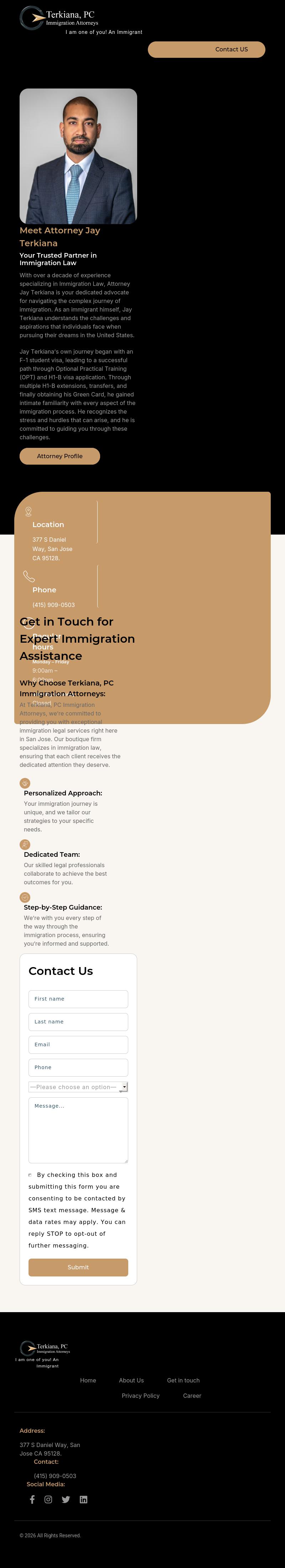 Terkiana, Inc. Immigration Attorneys - San Jose CA Lawyers