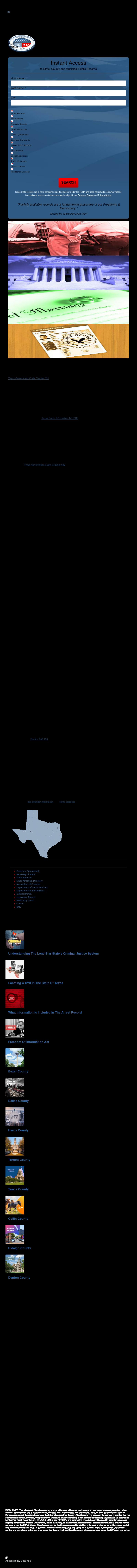 Texas State Records - Austin TX Lawyers