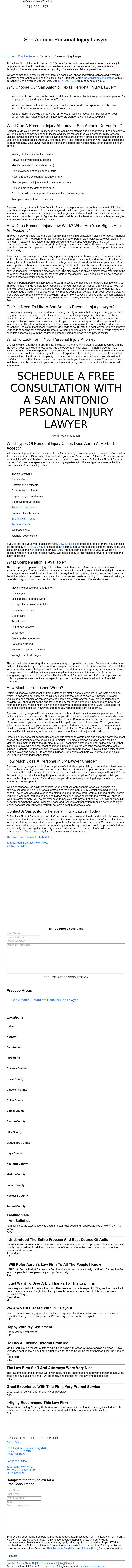 The Law Firm of Aaron A. Herbert, P.C. - San Antonio TX Lawyers