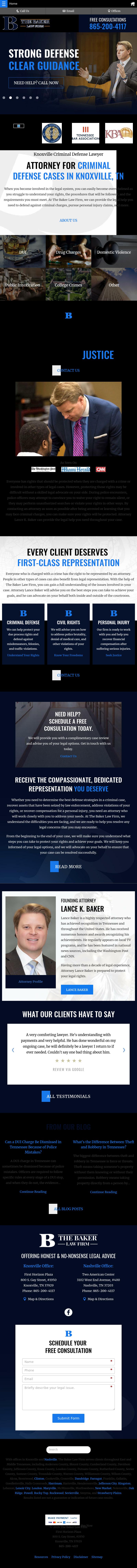 The Baker Law Firm - Knoxville TN Lawyers