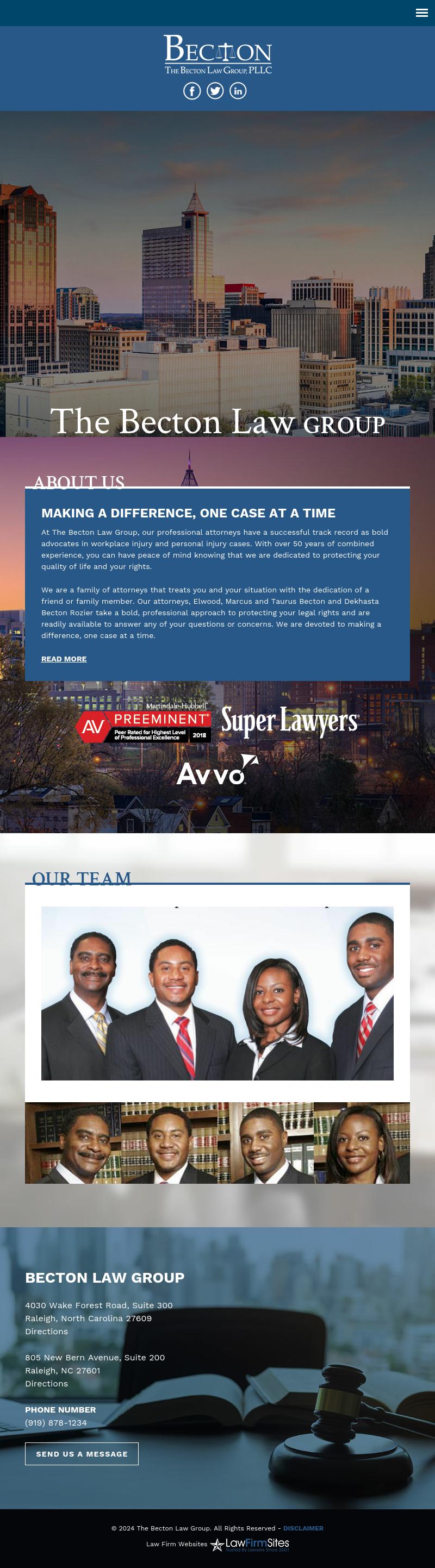 The Becton Law Group - Raleigh NC Lawyers
