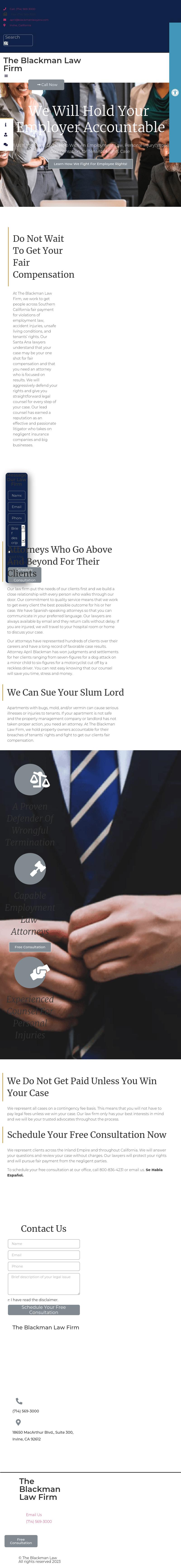 The Blackman Law Firm - Santa Ana CA Lawyers